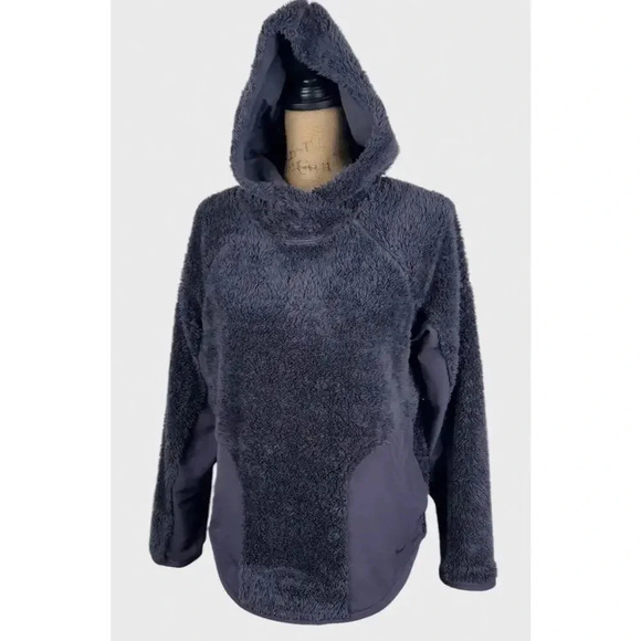 Women's Nike sherpa fleece pullover warm hoodie sweater size small. - Picture 1 of 11